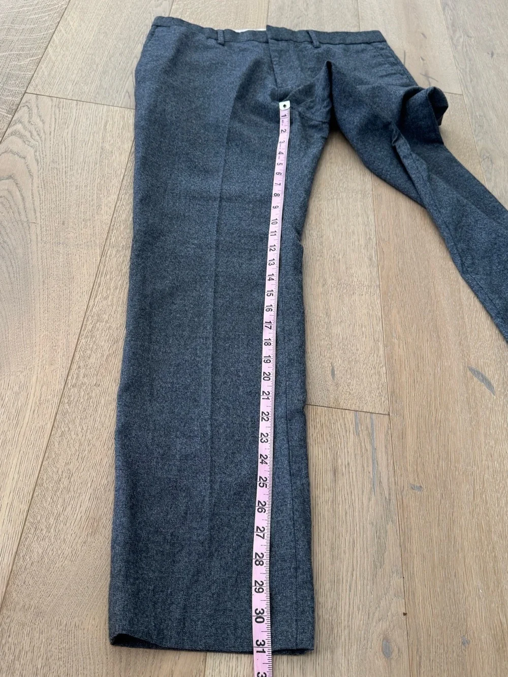 Banana Republic Modern Slim Fit Grey Dress Wool Pants Size 32